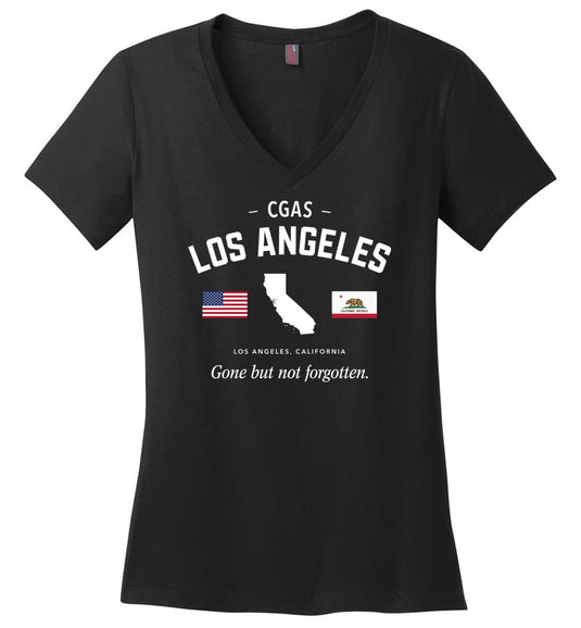 CGAS Los Angeles "GBNF" - Women's V-Neck T-Shirt