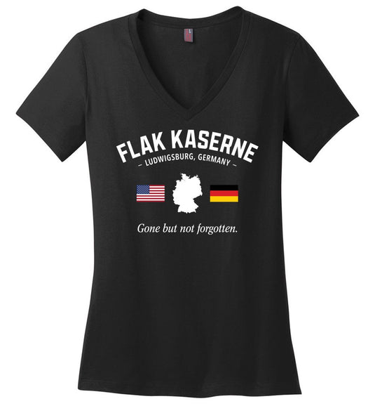 Flak Kaserne (Ludwigsburg) "GBNF" - Women's V-Neck T-Shirt