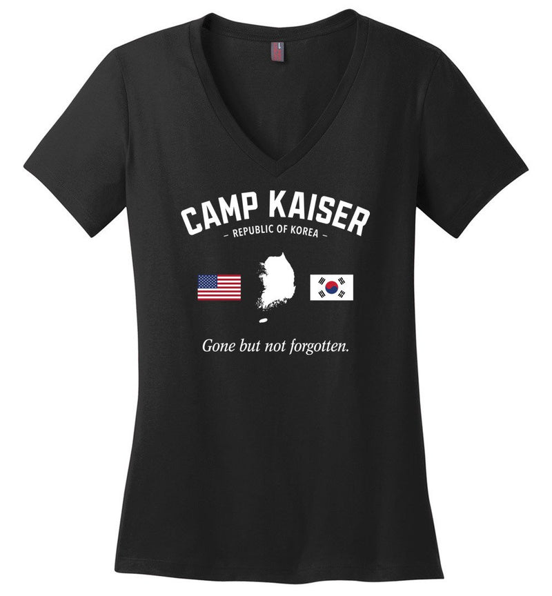 Load image into Gallery viewer, Camp Kaiser &quot;GBNF&quot; - Women&#39;s V-Neck T-Shirt
