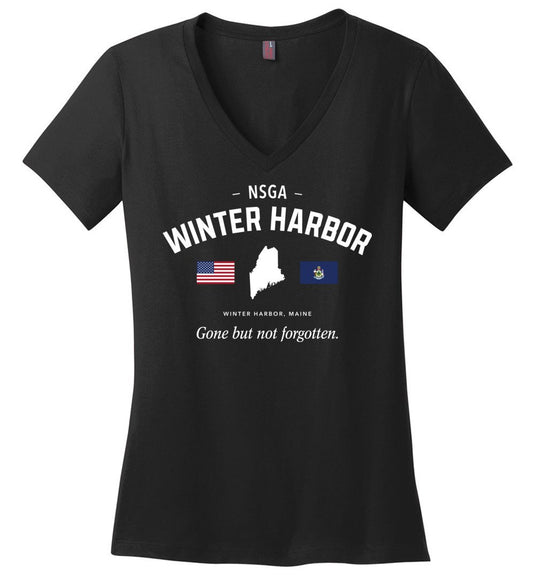 NSGA Winter Harbor "GBNF" - Women's V-Neck T-Shirt