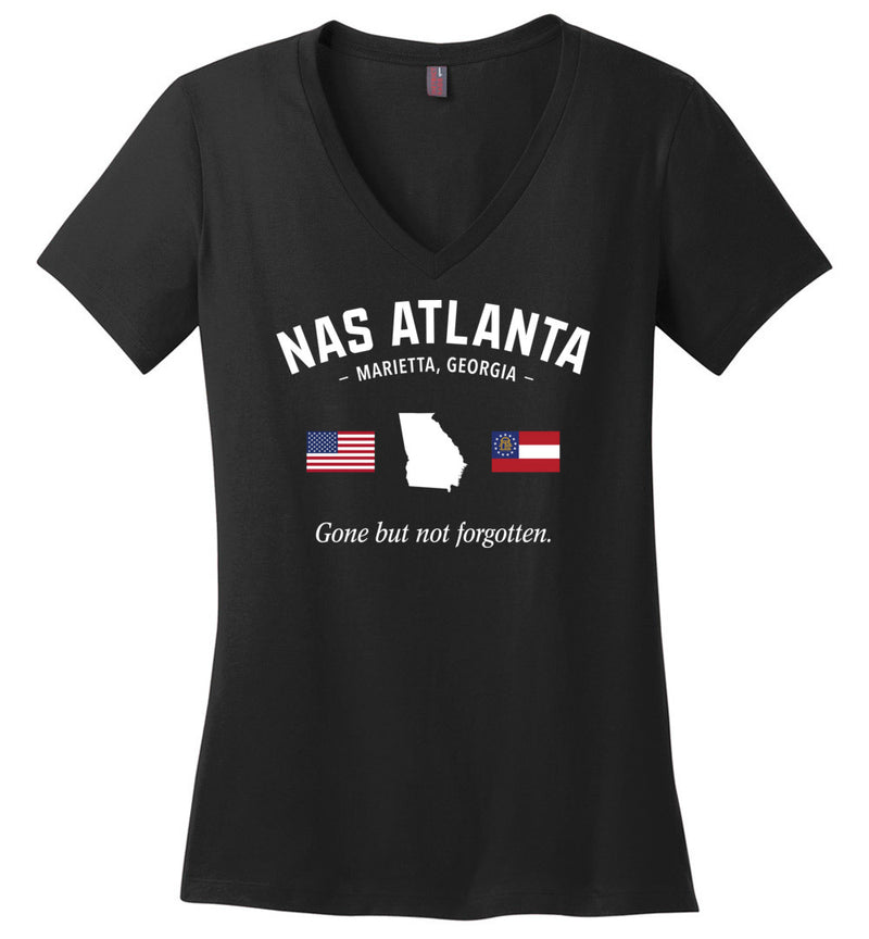 Load image into Gallery viewer, NAS Atlanta &quot;GBNF&quot; - Women&#39;s V-Neck T-Shirt
