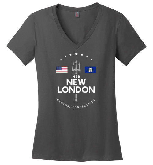 NSB New London - Women's V-Neck T-Shirt-Wandering I Store
