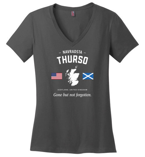 NAVRADSTA Thurso "GBNF" - Women's V-Neck T-Shirt-Wandering I Store