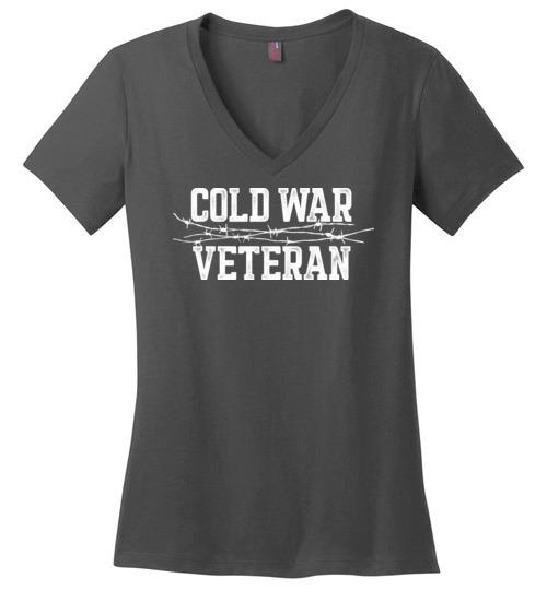 Cold War Veteran - Women's V-Neck T-Shirt
