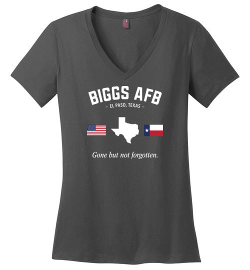 Load image into Gallery viewer, Biggs AFB &quot;GBNF&quot; - Women&#39;s V-Neck T-Shirt-Wandering I Store

