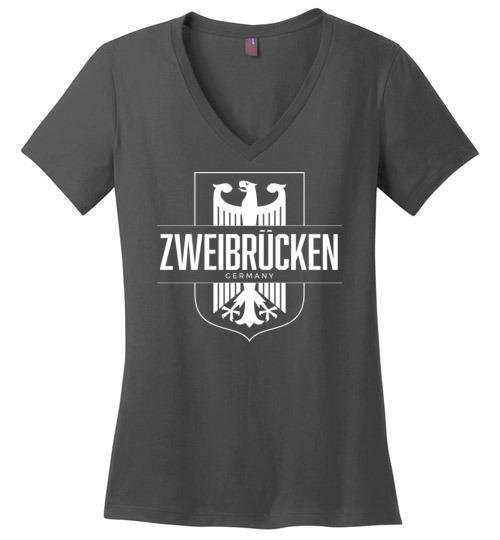 Load image into Gallery viewer, Zweibrucken, Germany - Women&#39;s V-Neck T-Shirt

