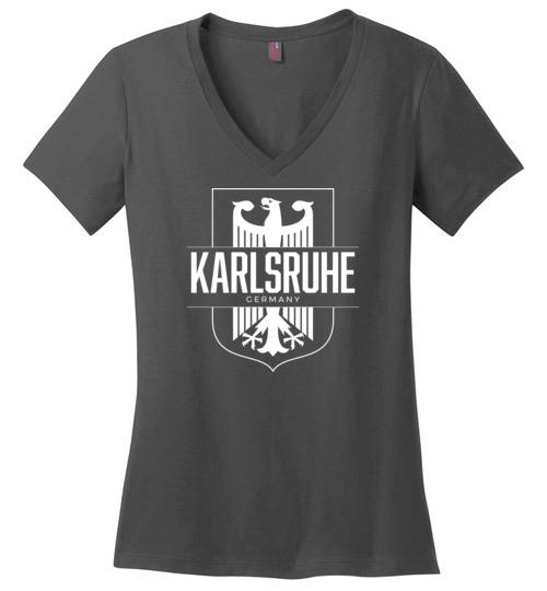 Karlsruhe, Germany - Women's V-Neck T-Shirt