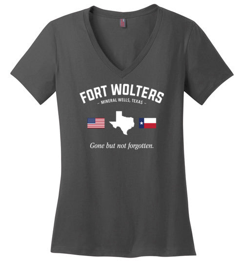 Fort Wolters "GBNF" - Women's V-Neck T-Shirt-Wandering I Store