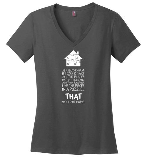 Load image into Gallery viewer, Pieces in a Puzzle - Women&#39;s V-Neck T-Shirt

