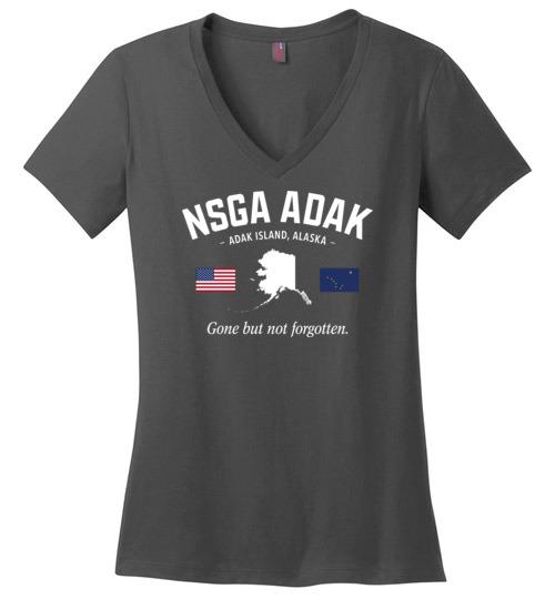 NSGA Adak "GBNF" - Women's V-Neck T-Shirt