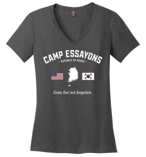 Load image into Gallery viewer, Camp Essayons &quot;GBNF&quot; - Women&#39;s V-Neck T-Shirt
