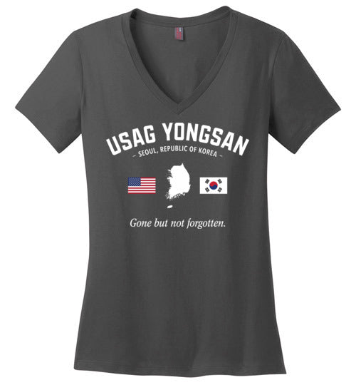 Load image into Gallery viewer, USAG Yongsan &quot;GBNF&quot; - Women&#39;s V-Neck T-Shirt

