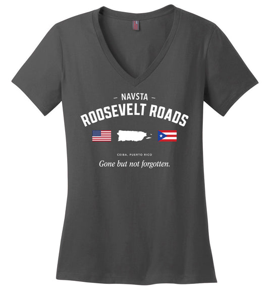 NAVSTA Roosevelt Roads "GBNF" - Women's V-Neck T-Shirt