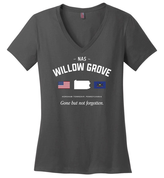 NAS Willow Grove "GBNF" - Women's V-Neck T-Shirt