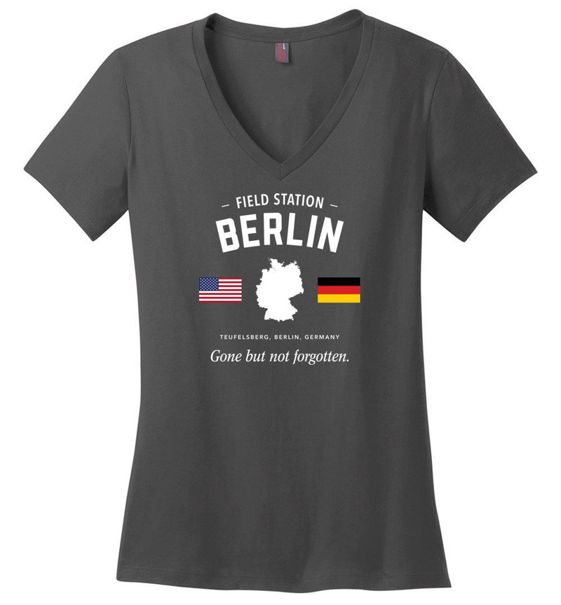 Load image into Gallery viewer, Field Station Berlin &quot;GBNF&quot; - Women&#39;s V-Neck T-Shirt
