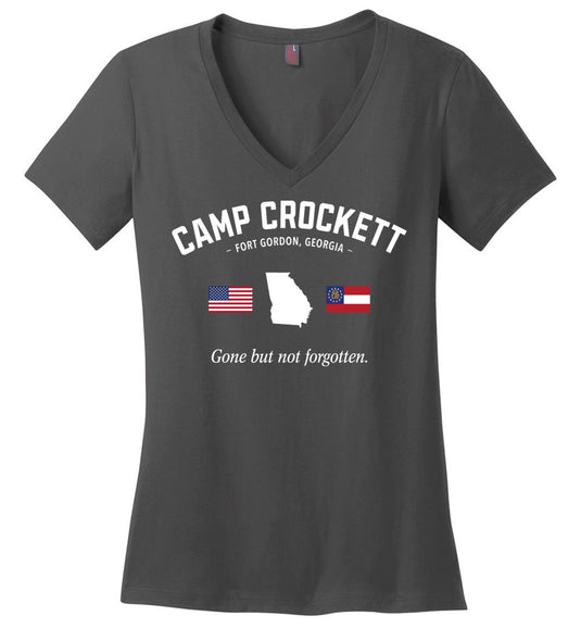 Camp Crockett "GBNF" - Women's V-Neck T-Shirt