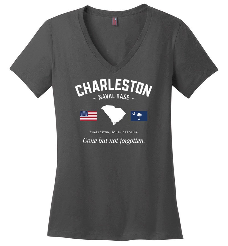 Load image into Gallery viewer, Charleston Naval Base &quot;GBNF&quot; - Women&#39;s V-Neck T-Shirt
