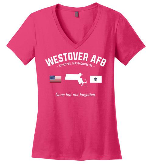 Load image into Gallery viewer, Westover AFB &quot;GBNF&quot; - Women&#39;s V-Neck T-Shirt
