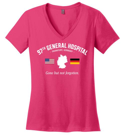 97th General Hospital "GBNF" - Women's V-Neck T-Shirt