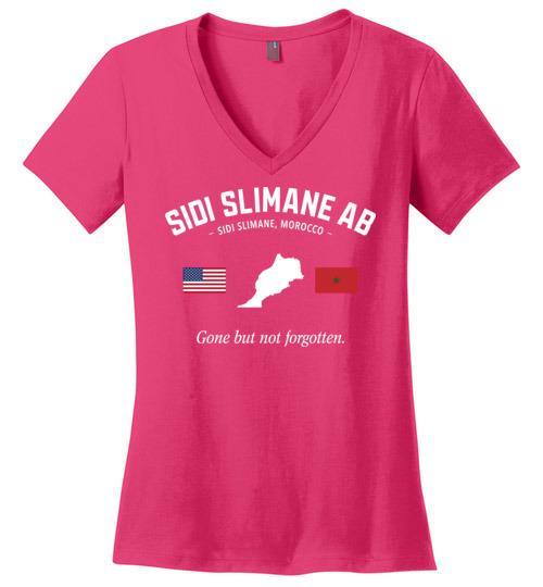 Sidi Slimane AB "GBNF" - Women's V-Neck T-Shirt
