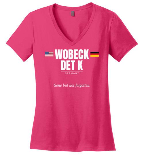 Load image into Gallery viewer, Wobeck Det K &quot;GBNF&quot; - Women&#39;s V-Neck T-Shirt
