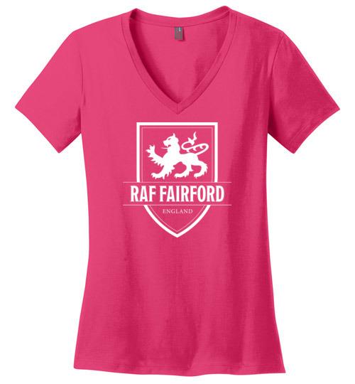 Load image into Gallery viewer, RAF Fairford - Women&#39;s V-Neck T-Shirt
