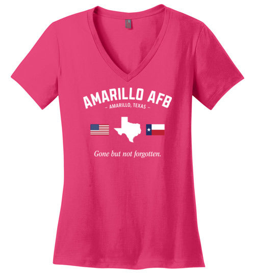 Amarillo AFB "GBNF" - Women's V-Neck T-Shirt-Wandering I Store