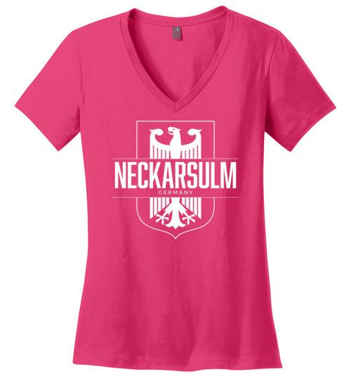 Load image into Gallery viewer, Neckarsulm, Germany - Women&#39;s V-Neck T-Shirt
