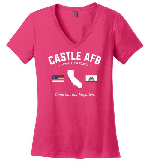 Castle AFB "GBNF" - Women's V-Neck T-Shirt