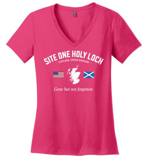 Load image into Gallery viewer, Site One Holy Loch &quot;GBNF&quot; - Women&#39;s V-Neck T-Shirt
