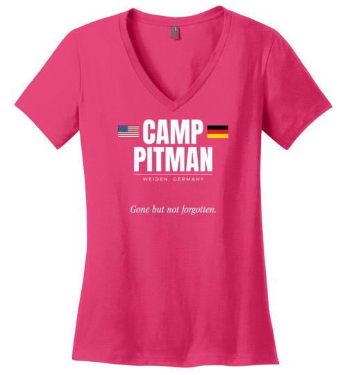 Load image into Gallery viewer, Camp Pitman &quot;GBNF&quot; - Women&#39;s V-Neck T-Shirt
