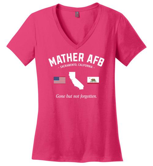 Mather AFB "GBNF" - Women's V-Neck T-Shirt