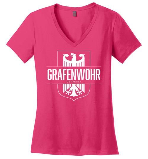Grafenwohr, Germany - Women's V-Neck T-Shirt