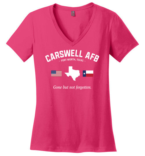 Carswell AFB "GBNF" - Women's V-Neck T-Shirt-Wandering I Store