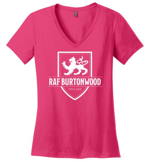 RAF Burtonwood - Women's V-Neck T-Shirt