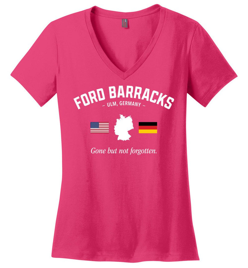 Load image into Gallery viewer, Ford Barracks &quot;GBNF&quot; - Women&#39;s V-Neck T-Shirt
