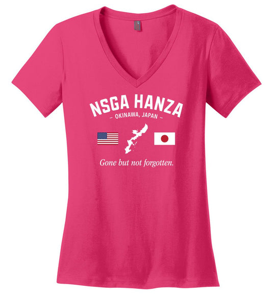 NSGA Hanza "GBNF" - Women's V-Neck T-Shirt