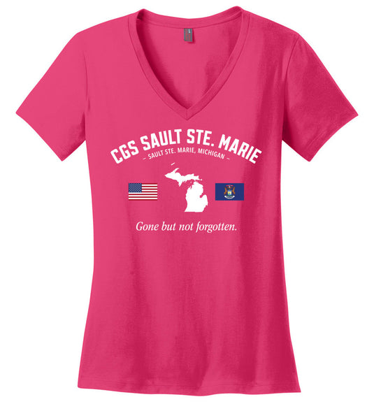 CGS Sault Ste. Marie "GBNF" - Women's V-Neck T-Shirt