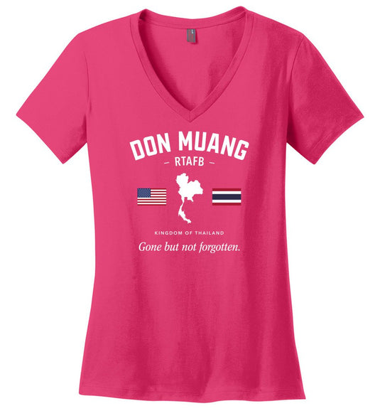 Don Muang RTAFB "GBNF" - Women's V-Neck T-Shirt