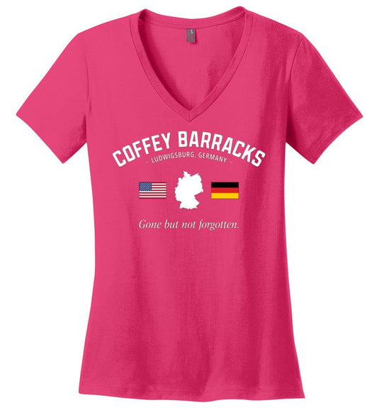 Coffey Barracks "GBNF" - Women's V-Neck T-Shirt