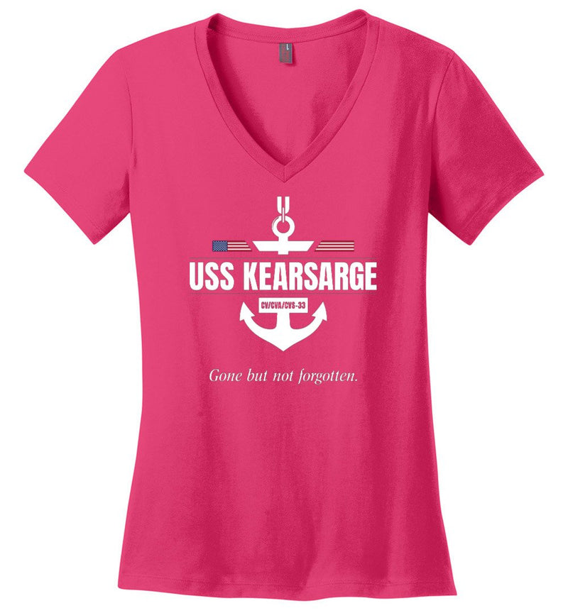 Load image into Gallery viewer, USS Kearsarge CV/CVA/CVS-33 &quot;GBNF&quot; - Women&#39;s V-Neck T-Shirt
