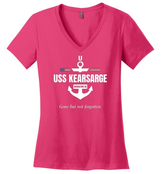 USS Kearsarge CV/CVA/CVS-33 "GBNF" - Women's V-Neck T-Shirt