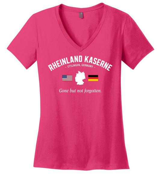 Rheinland Kaserne "GBNF" - Women's V-Neck T-Shirt