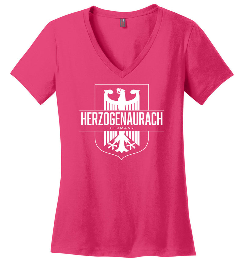 Load image into Gallery viewer, Herzogenaurach, Germany - Women&#39;s V-Neck T-Shirt
