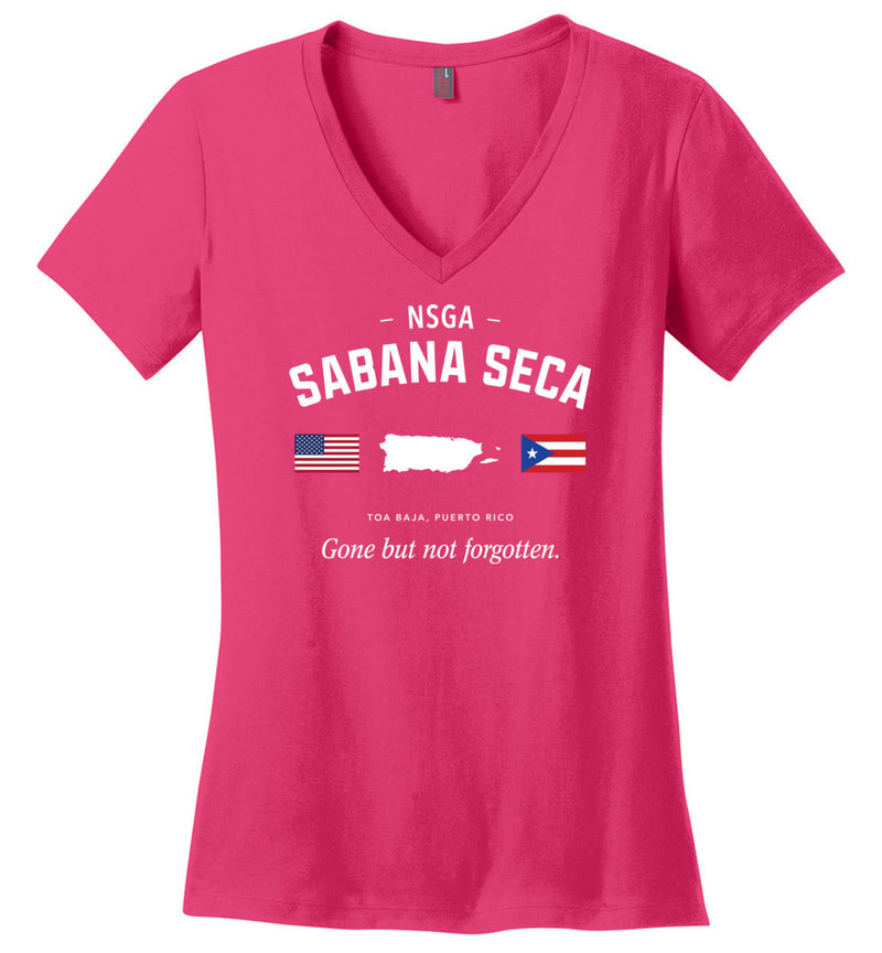 Load image into Gallery viewer, NSGA Sabana Seca &quot;GBNF&quot; - Women&#39;s V-Neck T-Shirt
