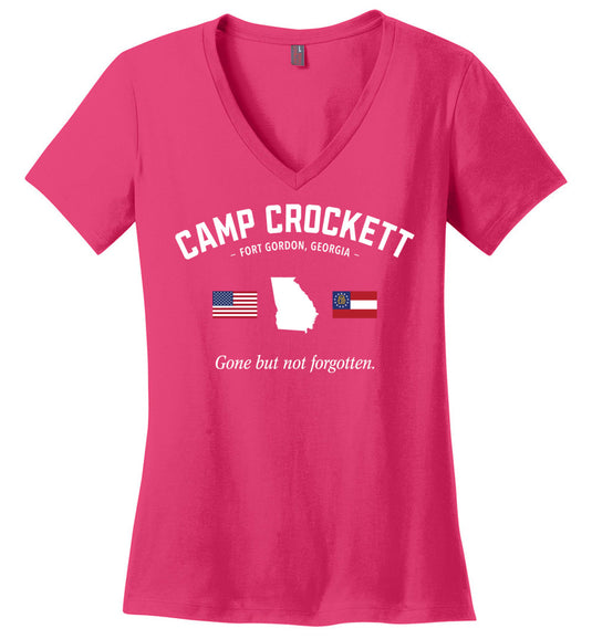 Camp Crockett "GBNF" - Women's V-Neck T-Shirt