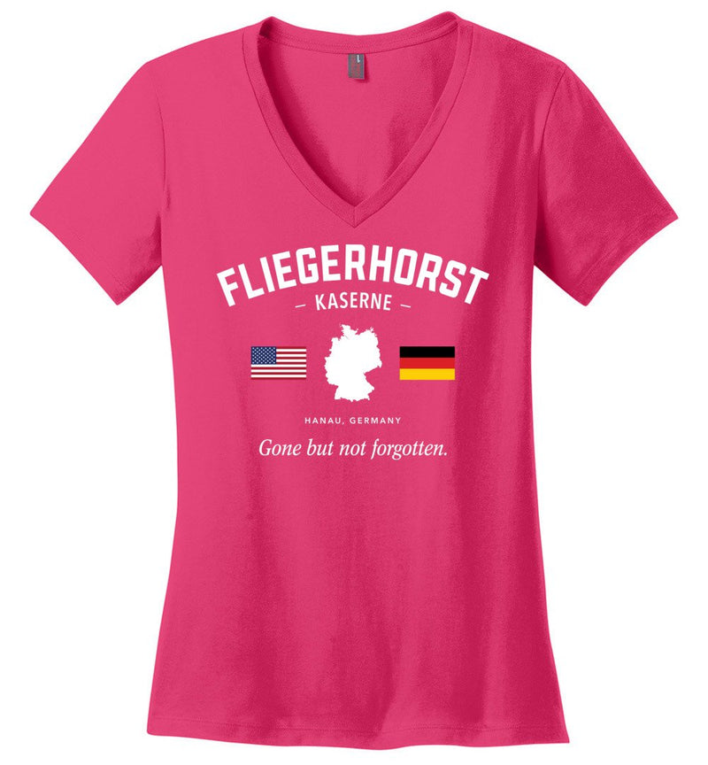 Load image into Gallery viewer, Fliegerhorst Kaserne &quot;GBNF&quot; - Women&#39;s V-Neck T-Shirt
