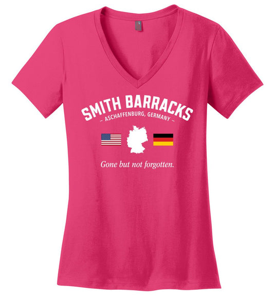 Smith Barracks "GBNF" - Women's V-Neck T-Shirt