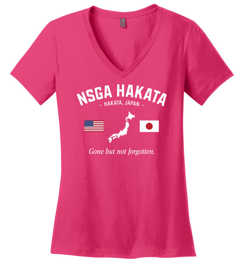 Load image into Gallery viewer, NSGA Hakata &quot;GBNF&quot; - Women&#39;s V-Neck T-Shirt
