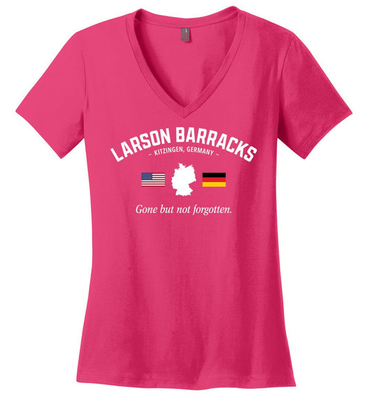 Larson Barracks "GBNF" - Women's V-Neck T-Shirt